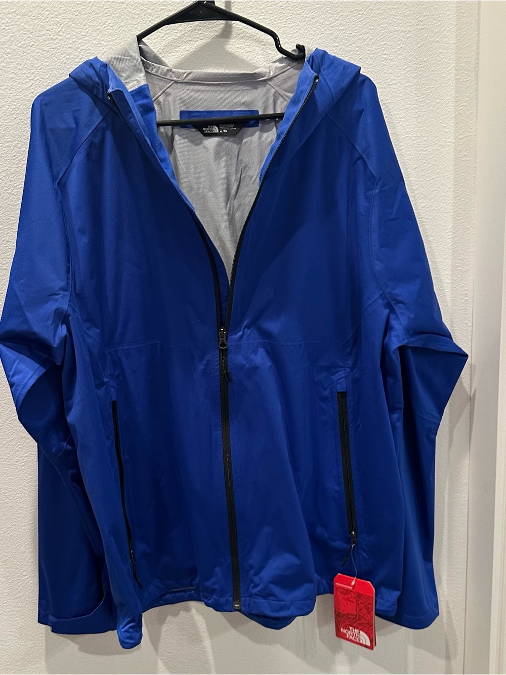 The North Face Royal Blue Hooded Windbreaker Jacket